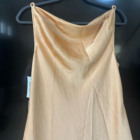 Aritzia Wilfred New Goddess Satin Dress - Picture 2 of 5